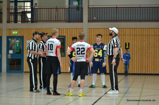Kelkheim Lizzards vs. Hanau Hornets U16 Flag Football - Flagliga Mitte Winter 2019