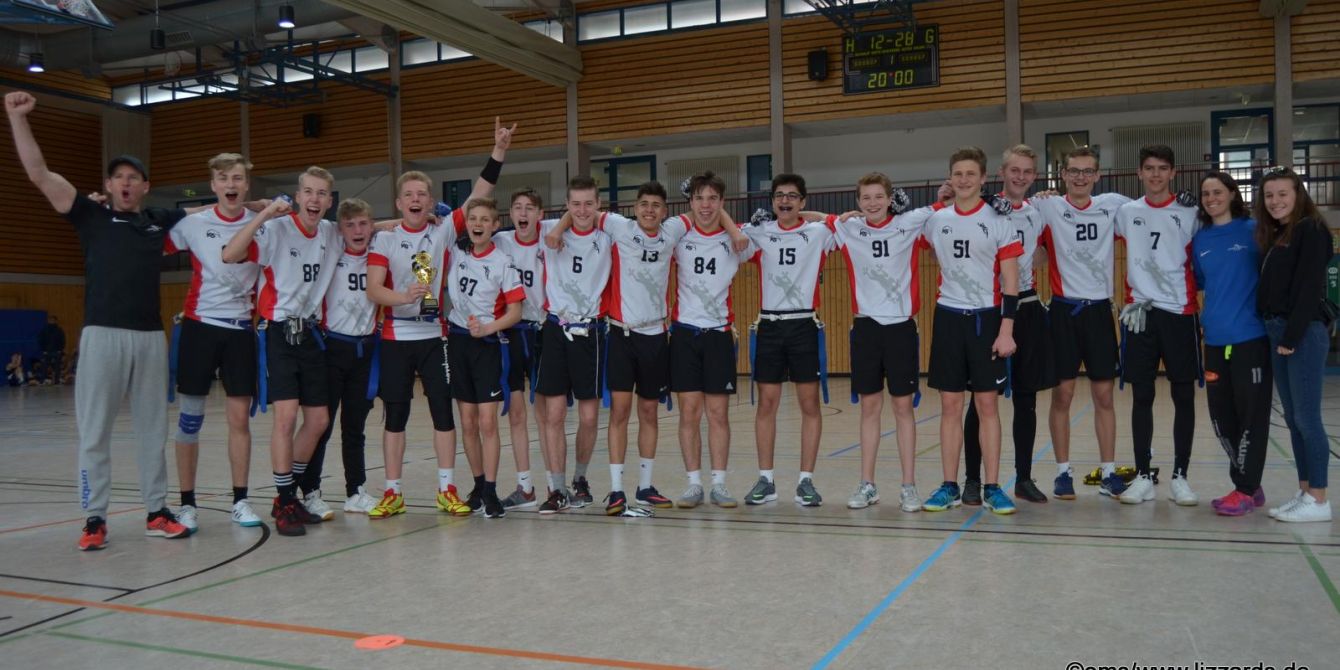 Kelkheim Lizzards U16 gewinnen zum dritten Mal in Folge die Flagliga