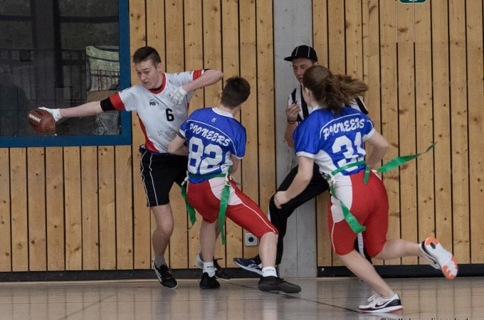 Kelkheim Lizzards vs. Rodgau Pioneers U16 Flag Football - Flagliga Mitte Winter 2019