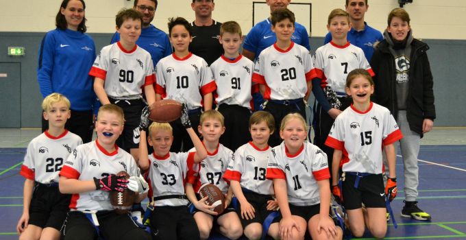 Kelkheim Lizzards vs. Darmstadt Diamonds - U13 Flag Football - Flagliga Mitte Winter 2019