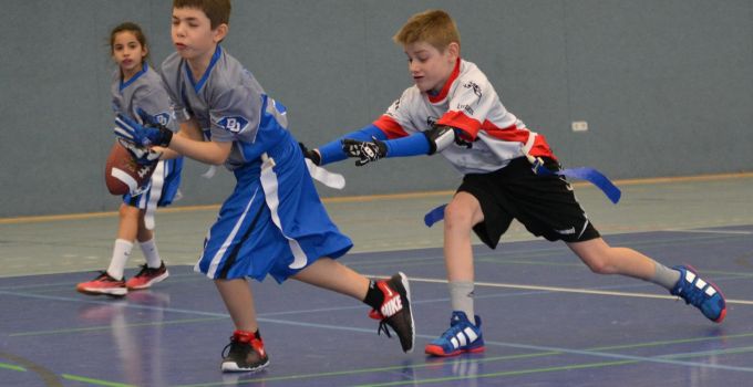 Kelkheim Lizzards vs. Darmstadt Diamonds - U13 Flag Football - Flagliga Mitte Winter 2019