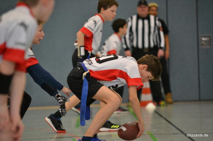 Kelkheim Lizzards vs. Darmstadt Diamonds - U13 Flag Football - Flagliga Mitte Winter 2019