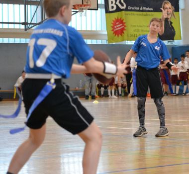 Kelkheim Lizzards vs. Bürstadt Redskins - U13 Flag Football - Flagliga Mitte Winter 2019