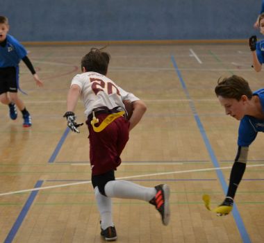 Kelkheim Lizzards vs. Bürstadt Redskins - U13 Flag Football - Flagliga Mitte Winter 2019