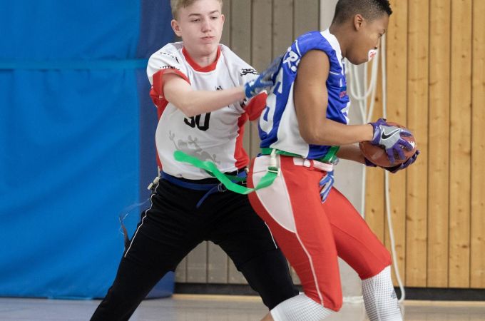 Kelkheim Lizzards vs. Rodgau Pioneers U16 Flag Football - Flagliga Mitte Winter 2019