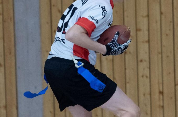 Kelkheim Lizzards vs. Rodgau Pioneers U16 Flag Football - Flagliga Mitte Winter 2019