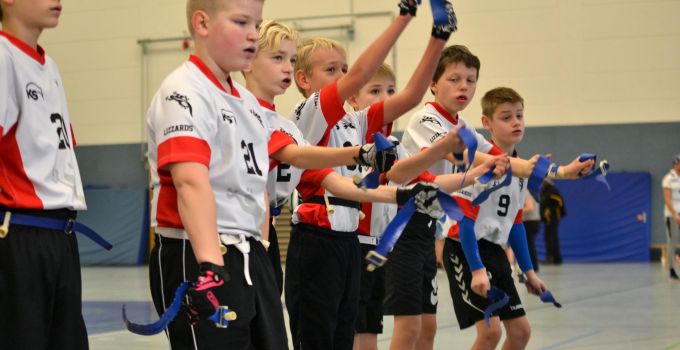 Kelkheim Lizzards vs. Darmstadt Diamonds - U13 Flag Football - Flagliga Mitte Winter 2019