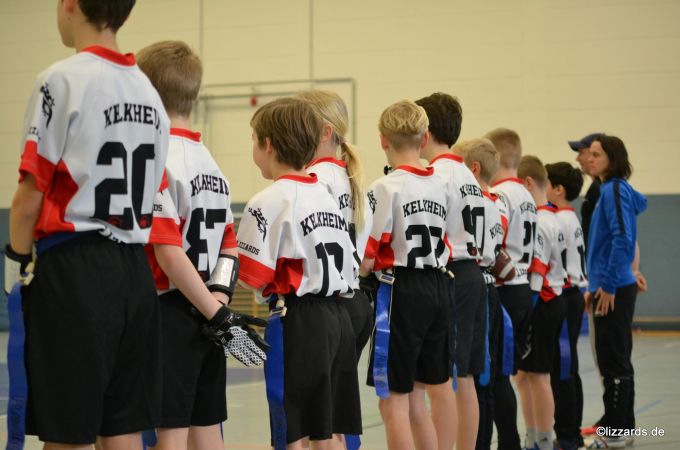 Kelkheim Lizzards vs. Darmstadt Diamonds - U13 Flag Football - Flagliga Mitte Winter 2019