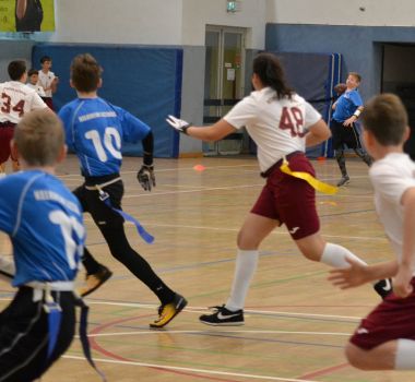 Kelkheim Lizzards vs. Bürstadt Redskins - U13 Flag Football - Flagliga Mitte Winter 2019