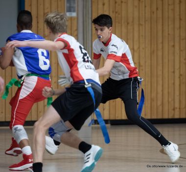 Kelkheim Lizzards vs. Rodgau Pioneers U16 Flag Football - Flagliga Mitte Winter 2019