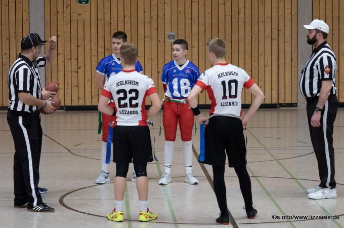Kelkheim Lizzards vs. Rodgau Pioneers U16 Flag Football - Flagliga Mitte Winter 2019