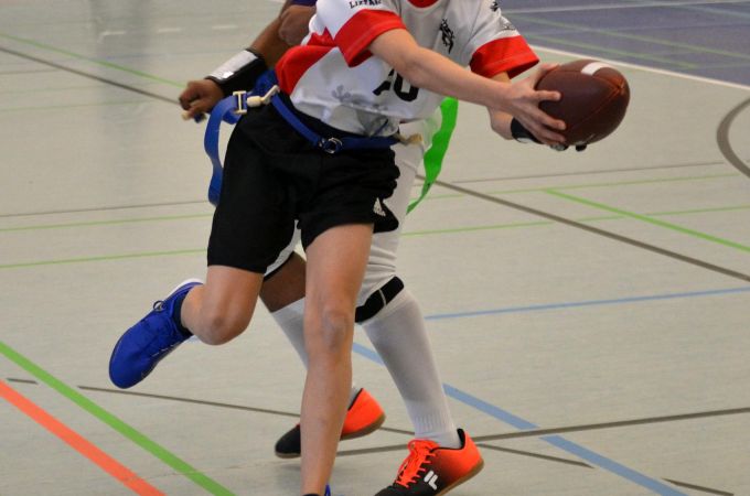 Kelkheim Lizzards vs. Frankfurt Universe - U13 Flag Football - Flagliga Mitte Winter 2019
