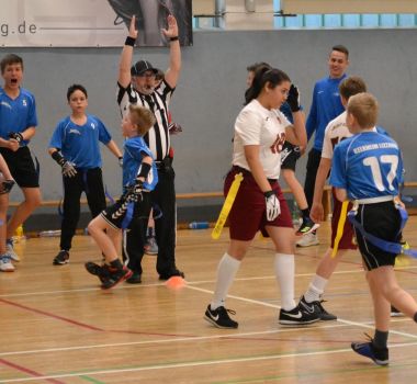 It's a Touchdown! A last second win! Kelkheim Lizzards vs. Bürstadt Redskins - U13 Flag Football - Flagliga Mitte Winter 2019