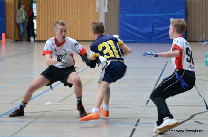 Kelkheim Lizzards vs. Hanau Hornets U16 Flag Football - Flagliga Mitte Winter 2019