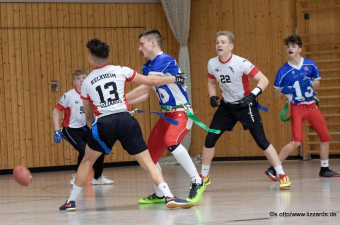 Kelkheim Lizzards vs. Rodgau Pioneers U16 Flag Football - Flagliga Mitte Winter 2019