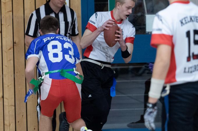 Kelkheim Lizzards vs. Rodgau Pioneers U16 Flag Football - Flagliga Mitte Winter 2019