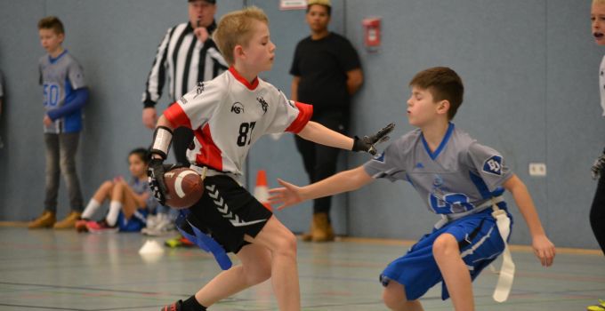 Kelkheim Lizzards vs. Darmstadt Diamonds - U13 Flag Football - Flagliga Mitte Winter 2019